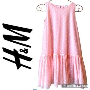 H&M Girl’s Pink Polka Dot Sleeveless Tulle Dress